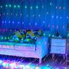 3 Color LED Net Mesh String Light Waterproof Christmas Tree Light  Courtyard Lighting