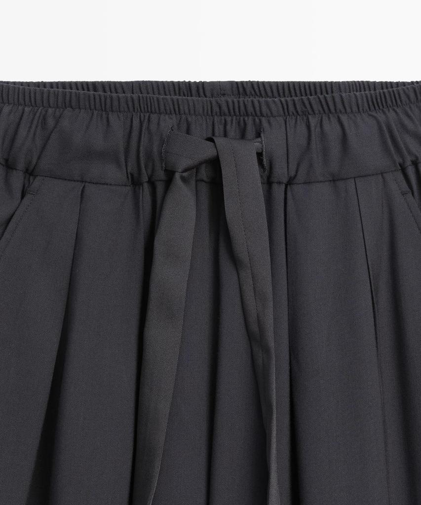 Masimodutti Pleated Detail Wide Leg Volume Pants