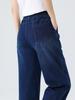 High-Waisted Plus-Size Slimming Straight Leg Washed Cotton Jeans - Summer Thin Wide-Leg Casual Korean Style for Women