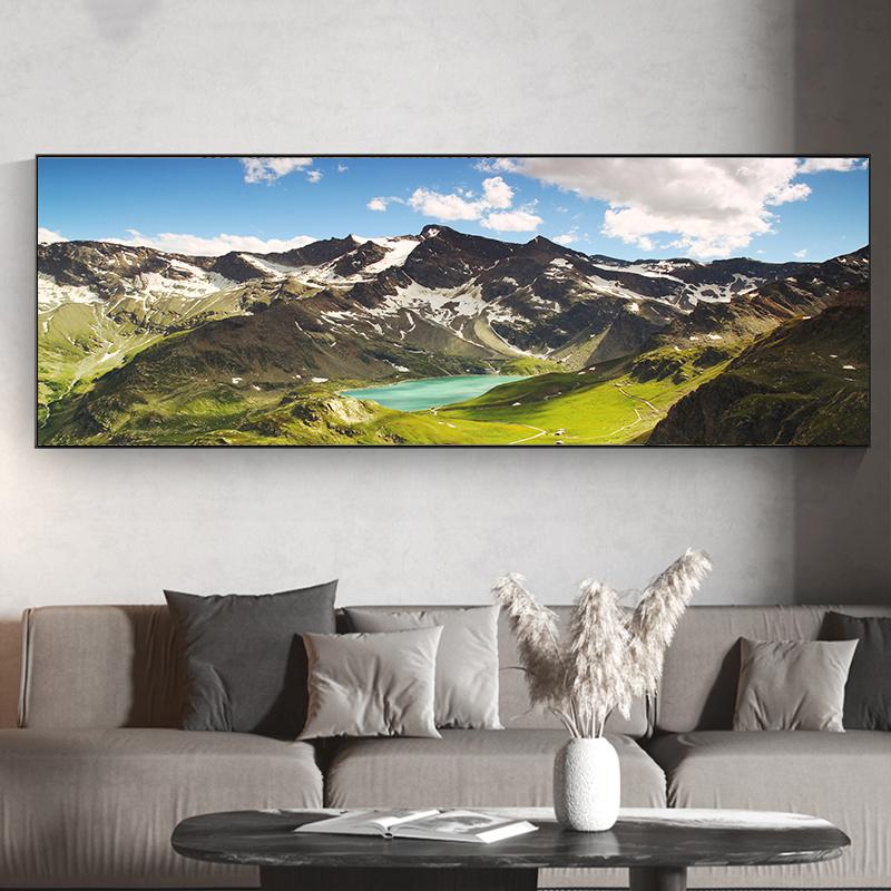 Natural Landscape Canvas Painting Mountain Posters And Prints Wall Art Scenery Pictures Living Room Home Decoration Cuadros