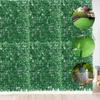 12pcs 60x40cm Artificial Grass Boxwood Wall Hedge Mat Fence Lawn Background Mat Safe and Eco-friendly Free DIY Adjustment Decor