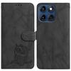 8-Color Owl Embossed Pattern Flip Card Design Wallet Case for TCL 40 XL/40R/40X/40SE.TCL 403/405/406/408