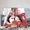 Aoba Johsai Volleyball Flannel Blankets Japanese Anime Funny Throw Blankets for Home Hotel Sofa 150*125cm Bedspreads
