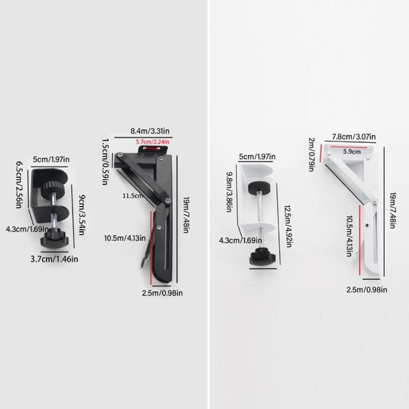 Datorstöd Armbräda Armbågsfäste Handstöd Förlängningsram Hopfällbar Skrivbordsbricka Förlängare
