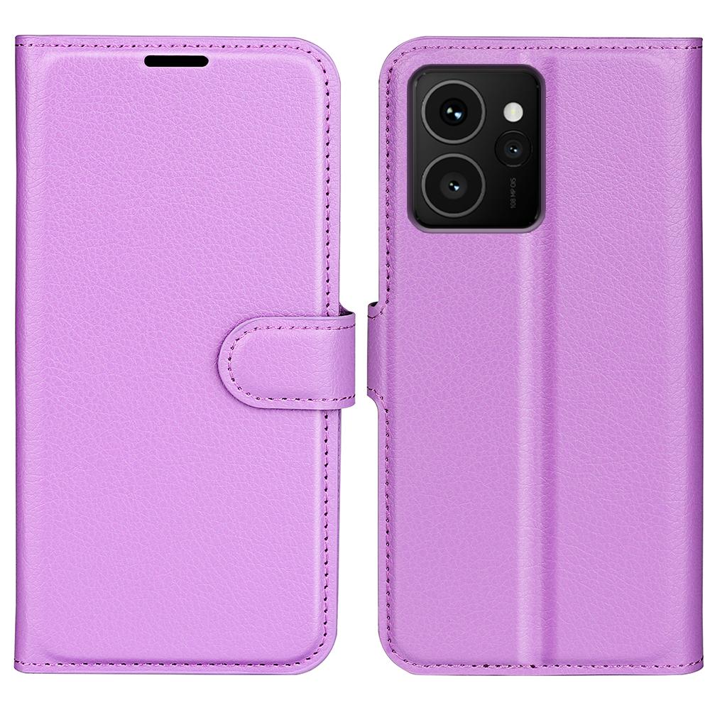 Dla HMD Skyline Etui Tekstura liczi Odporne na wstrząsy Skórzany portfel Pokrowiec na telefon