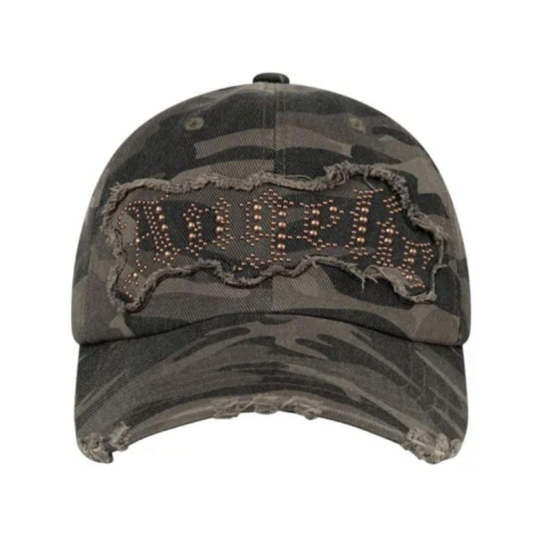 

[USED] 2000ARCHIVES Khaki Logo Camouflage Cap