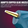5400MAh Cordless Hot Melt Glue Guns With 100/50/20pc Glue Sticks Copper Nozzle Rechargeable Hot Glue Guns DIY Craft Repair Tool USB 80W