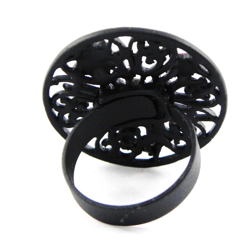 NOA [H8757] - Designer Ring 'Carmen' Red Pink