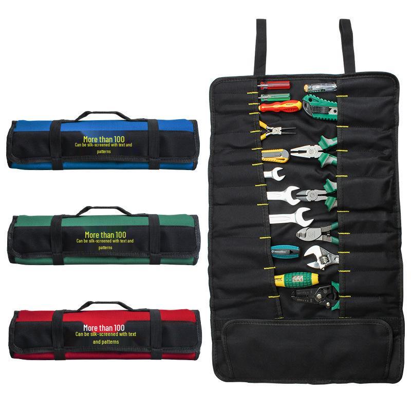 Multifunktionale Roll-Up Werkzeugtasche mit Taschen für Elektriker