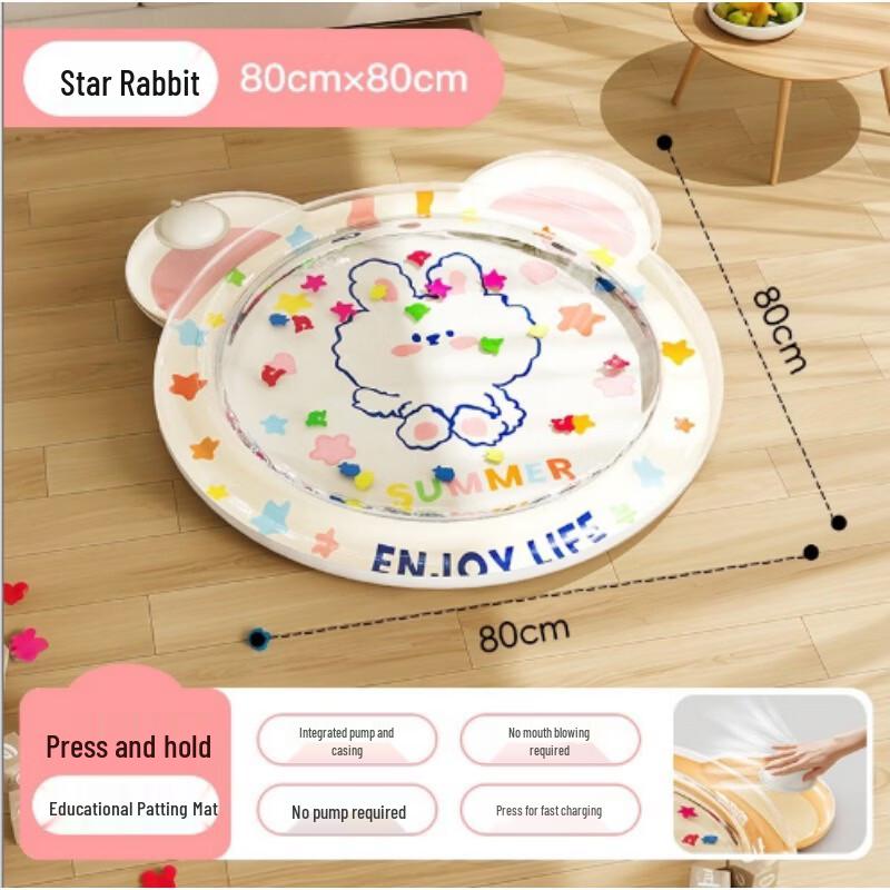 AKIRO Baby Inflatable Tummy Time Water Mat