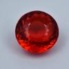 Natural Orange Topaz Loose Gemstone 80.00 ct Round Cut for Jewelry Making and Gem Collections