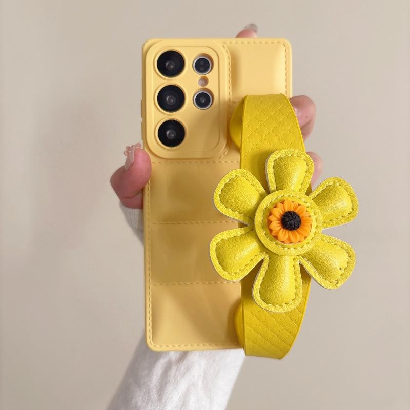 Yellow sunflower wristband S11ultra mobile phone case Samsung A11 down jacket S11 + soft case s11fe