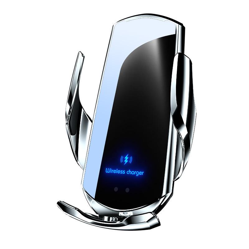 Q3 Magic Clip Car Wireless Charger & Phone Holder, 15W Auto Open/Close, Navigation Mount.