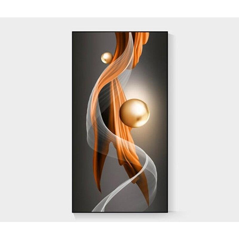 Home Decoration Light Luxury Style Abstract Geometric Porch Living Room Decoration Poster Painting Wall Art Picture