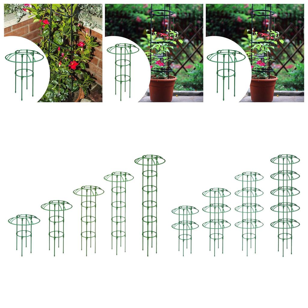 Garden Obelisk Trellis Multifunctional Strong Sturdy Outdoor Flower Support Cage Flower Stand for Flowers Grapevines Roses Vines