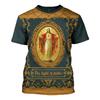 T-shirt Cristiana Gesù Uomo Donna Stampa 3D Grafica Ortodossa Manica Corta Nuova Retro Abbigliamento Unisex Dropshipping