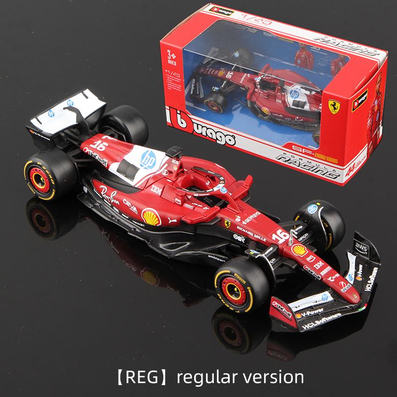 בבוראגו 1:43 2025 פרארי SF25 F1 מכונית מרוץ פורמולה #16 לקלרק #44 המילטון סימולציה סטטית Diecast סגסוגת דגם אוטו