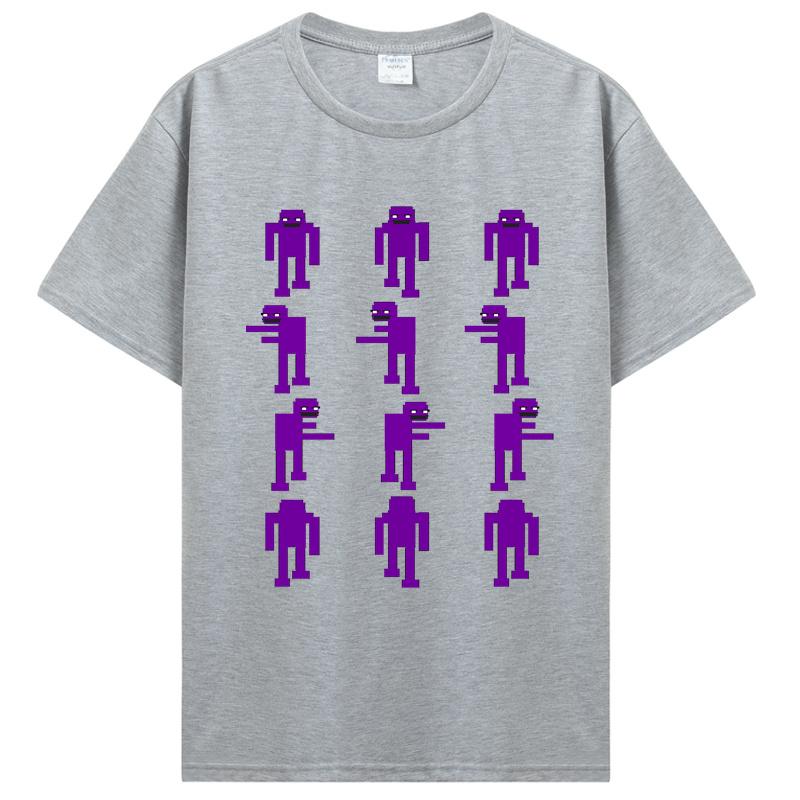 Fnaf Purple Guy Sprites T Shirt Over Size 6xl Leisure Famous Spring Formal Tee Shirt New Style Designing Tshirt