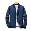 Spring And  Youth Men's Stand Collar Zipper Casual Jacket Men's Coat