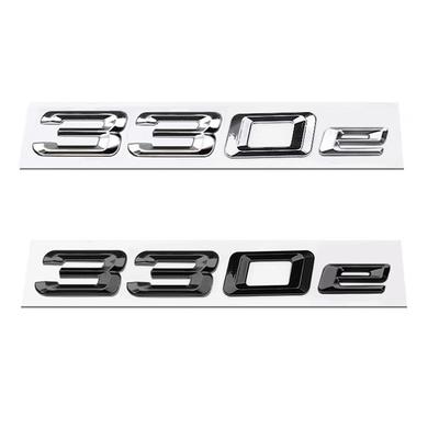 ABS Car Trunk Letters Logo Badge Emblem Sticker For 316e 318e 320e 323e 325e 330e 335e 530e E46 E90 E91 F30 F31 F34 G20 G30