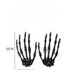 1 Paar Halloween Falsche Skelett Hände Knochen Gruselige Menschliche Hand Horror Requisiten für Halloween Party Dekoration Zubehör Spukhaus