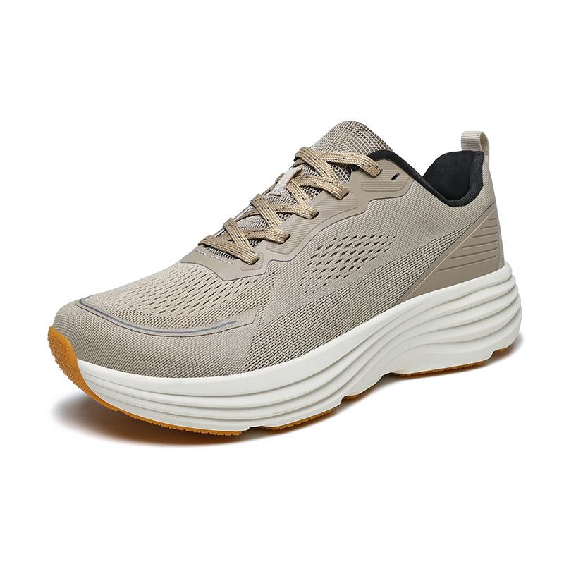 

Fashionable Men s Sports Running Shoes, Mesh Breathable Spring Marathon Thick Soled Running Shoes, Sizes 39-48 39