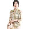XUEXI Women's Summer Floral Chiffon Shirt