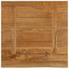 Vidaxl Blat Stołu Z Naturalną Krawędzią, 80X80X3,8 Cm, Drewno Mango
