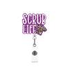 New Glitter Nurse Doctor Retractable Badge Reels Kawaii Cartoon Medical Theme Badge Reels Id/Ic Card Holder Hospital Supplies