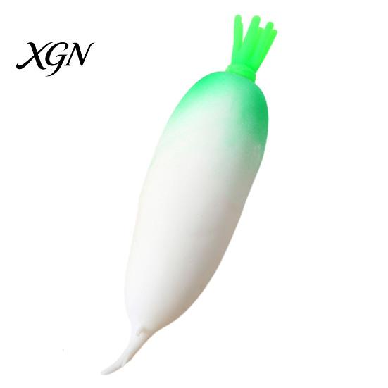 Anti-Anxiety Carrot Toy Simulated Stress Ball White Radish Squeeze Soft Stretchy Vegetable Fidget Sensory Easter Basket Stuffers Decompression