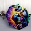 Nightmare Before Christmas, Jack Skellington Themed Automatic Opening and Closing Umbrella, Brightly Colored 8-rib Portable Umbrella, Suitab