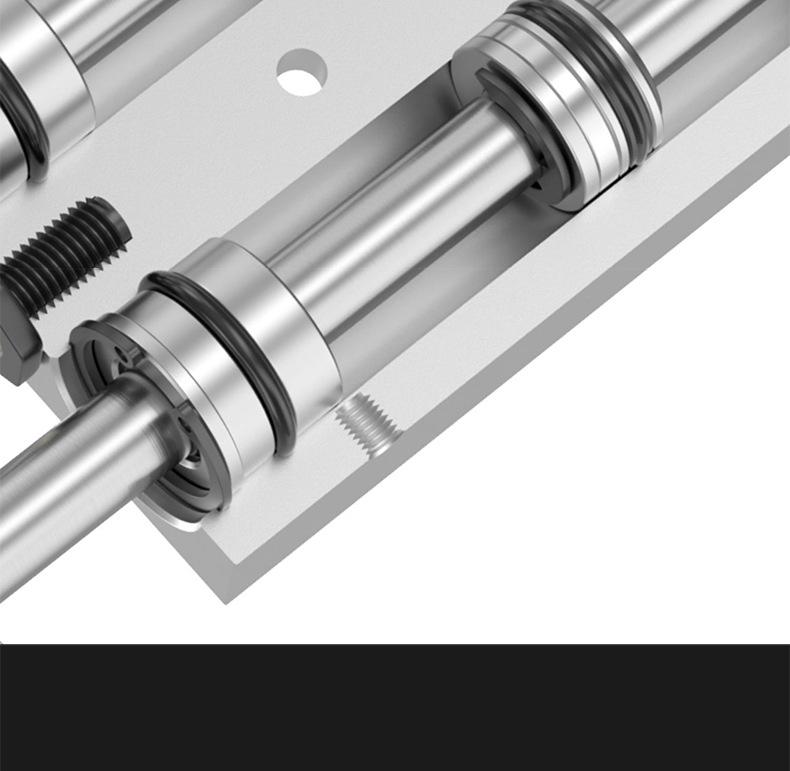 Pneumatic Adjustable Double Shaft Slide Table Cylinder, STMB10/16/20/25-100/125/150/200
