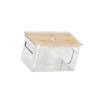 Modern Clear Plastic Storage Box For Household Waste Bags And Small Items