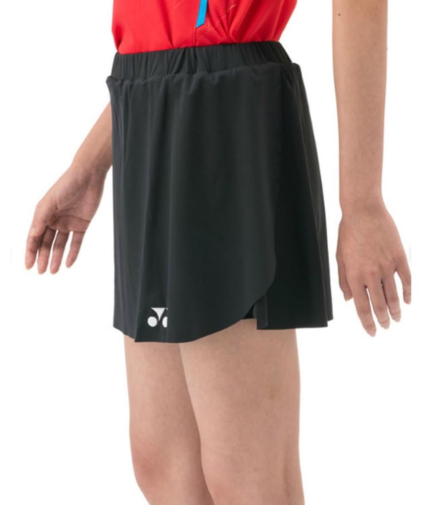 Yonex Skirt Inner Black Size S Women's (with Spats), 26181, (007),