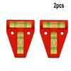 Wasserwaage T-Form Horizontale Libelle Schwarz