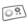 Toothless Flywheel T8F Sprocket Chain Kit 116 Links Chain Chain Sprocket Kit  Go Kart