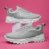 Large size autumn new leather men's shoes lightweight fashion casual sports shoes student running shoes