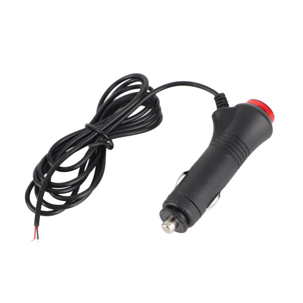 1.5m Male Car Cigarette Lighter Socket Power Plug Adapter On Off Switch Fuse 12V 24V