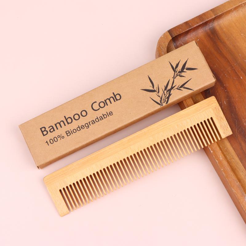 textureBamboo Massage Comb Anti Static Hair Care Brush Detangling Styling Tool Natural for Salon and Family Hairdressing