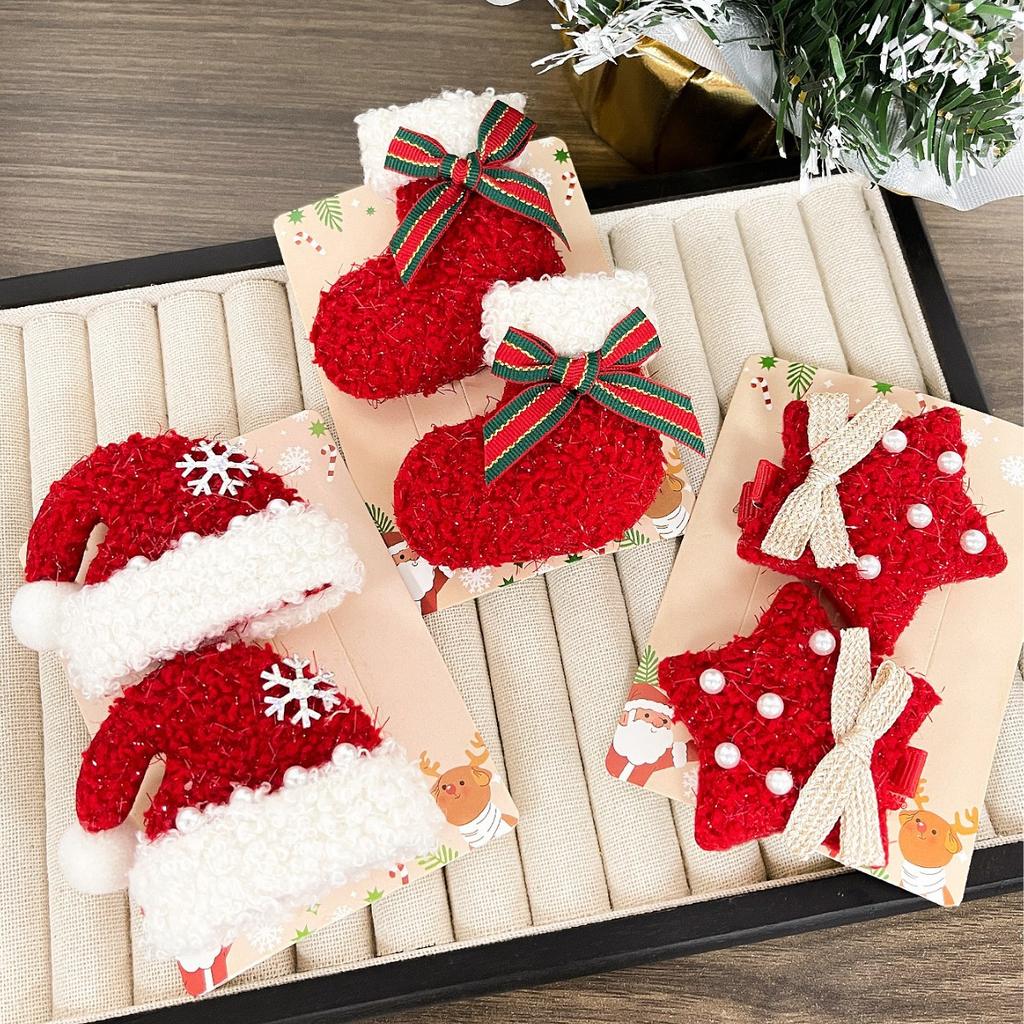 Sweet Christmas Headband Adult Kids Santa Claus Elk Xmax Tree Bow Hair Band Christmas Hair Accessory Headwear New Year Gifts