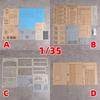 Assembly Architectural Model Sand Table Building Bungalow Railway Station Ticket Office Diorama Scale Model Kit 1/35