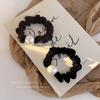 Hair tie 2-piece set pearl-like chouchou non-marking rubber stylish holder accessory adult arrangement ladies