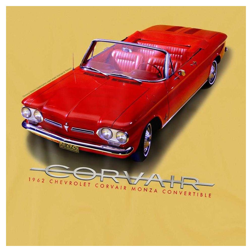 Chevrolet Unisex Adult 62 Corvair Convertible T-Shirt