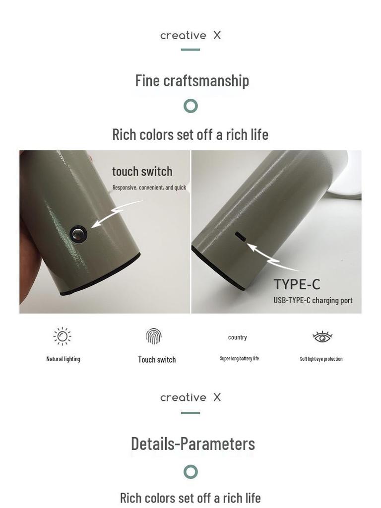 Nordische Retro Metall Pilz Tischlampe - Nachttisch- & Dekorative Beleuchtung für Schlafzimmer, Restaurant oder Bar.