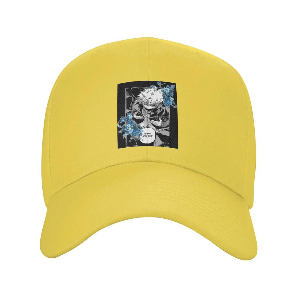 Unisex Baseball Hats My Hero Academia Dabi Anime Blue Flowers Outdoor Streetwear Summer Sports Baseball Caps Casquette Hats