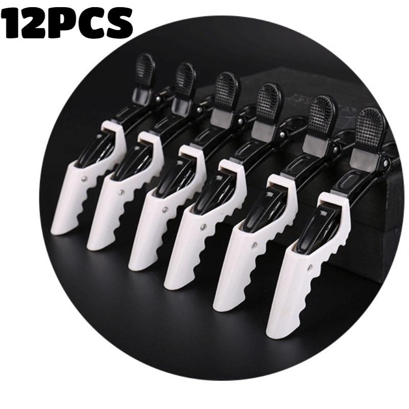 

12/24pcs Alligator Hair Clip Plastic Nonslip Hairpin Durable Hair Clamp Hairdressing Styling Accessories for Woman Man