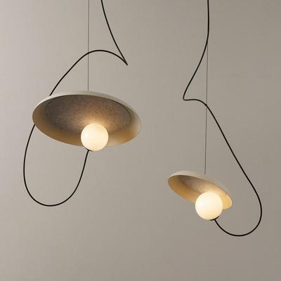 Nordycka Minimalistyczna Lampa Wisząca Nocna z Regulacją Wabi-Sabi