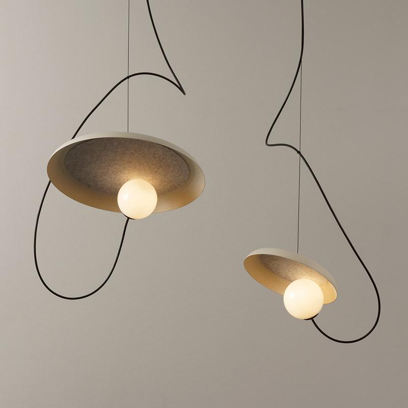 Nordic Minimalist Wabi-Sabi Adjustable Bedside Pendant Lamp
