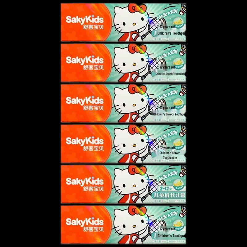 

Shuke Sanrio Kids Cantaloupe Fluoride Toothpaste (6 x 60g Pack)