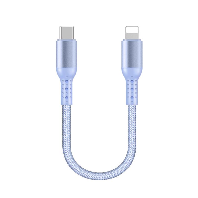 0.25/0.5m Short Double Type-C Data Cable for Huawei & Apple iPhone - PD Fast Charging.